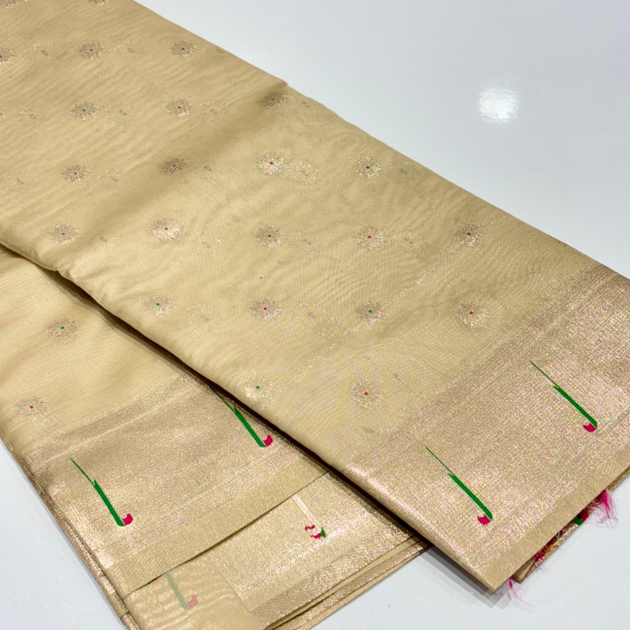 Designer Paithani Organza Saree