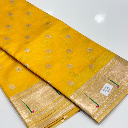 Designer Paithani Organza Saree