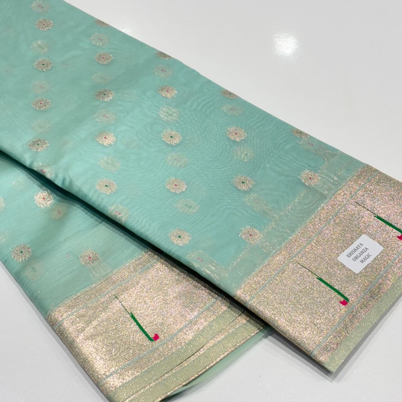 Designer Paithani Organza Saree