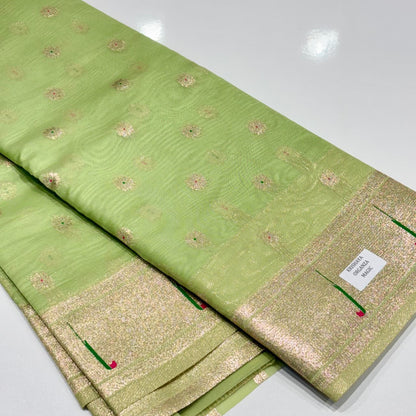 Designer Paithani Organza Saree