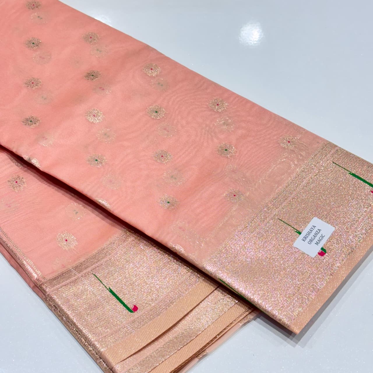 Designer Paithani Organza Saree