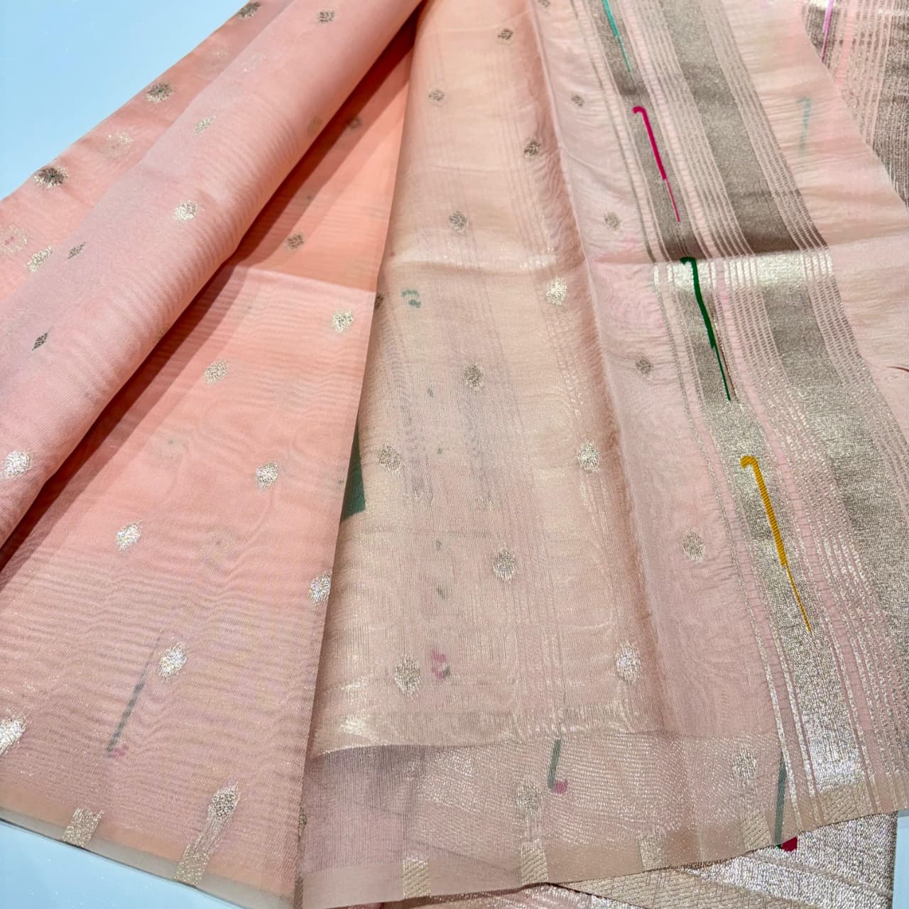 Designer Paithani Organza Saree