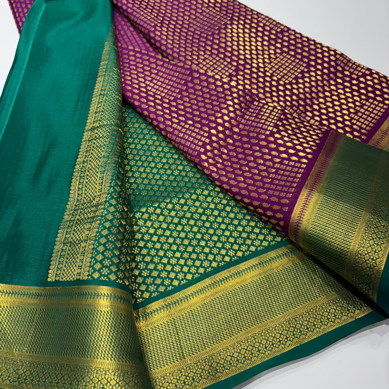 Brocade Mysore Silk Saree