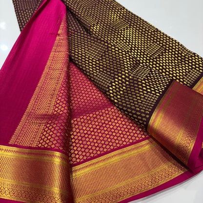 Brocade Mysore Silk Saree