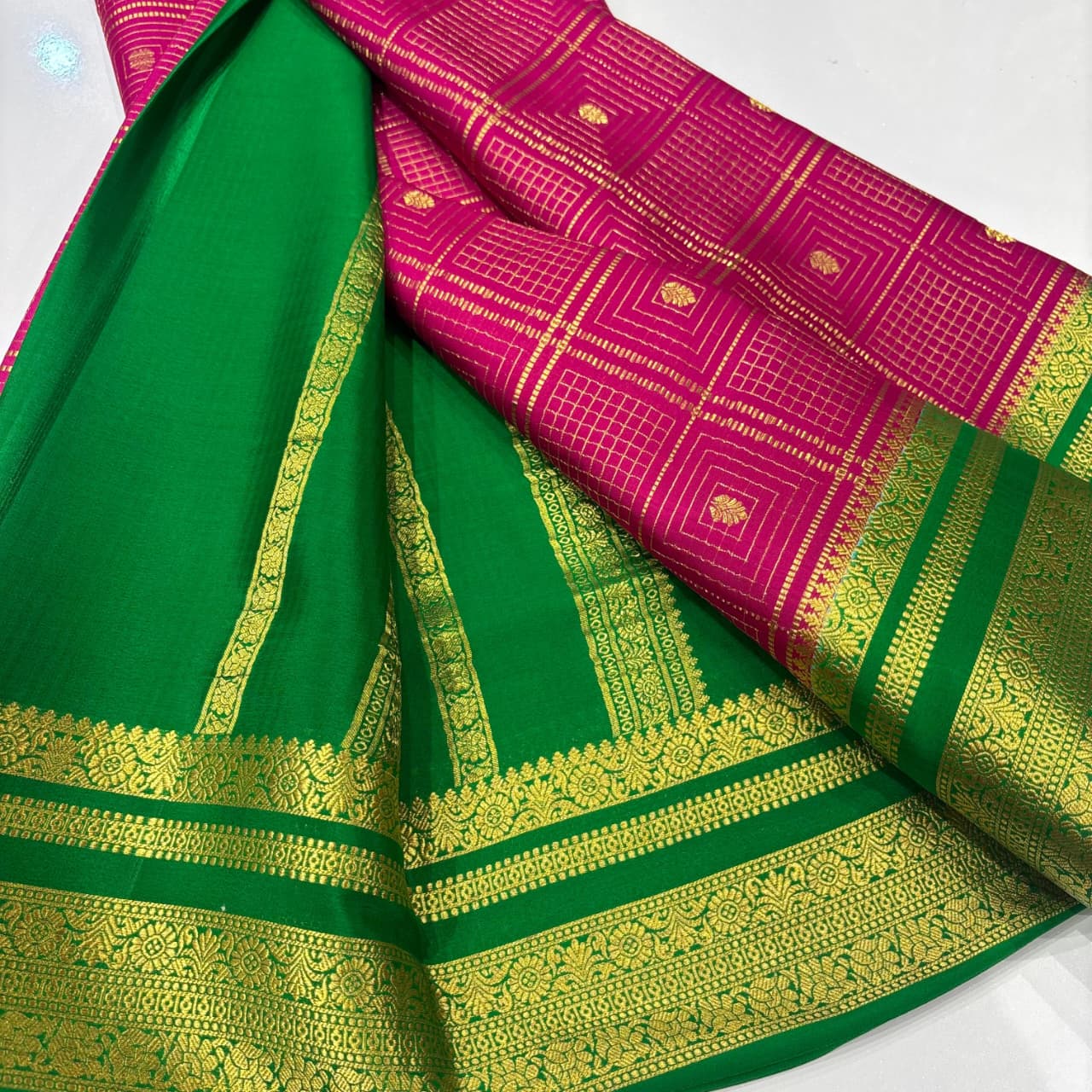 Pure Mysore Silk Saree