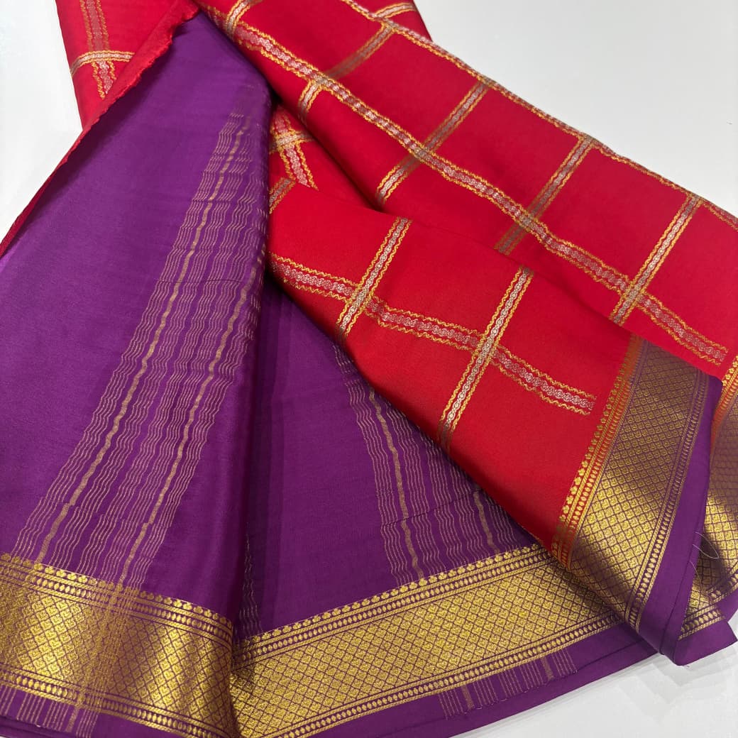 Pure Mysore Silk Saree
