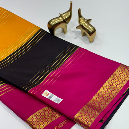 Pure 3D Mysore Silk Saree