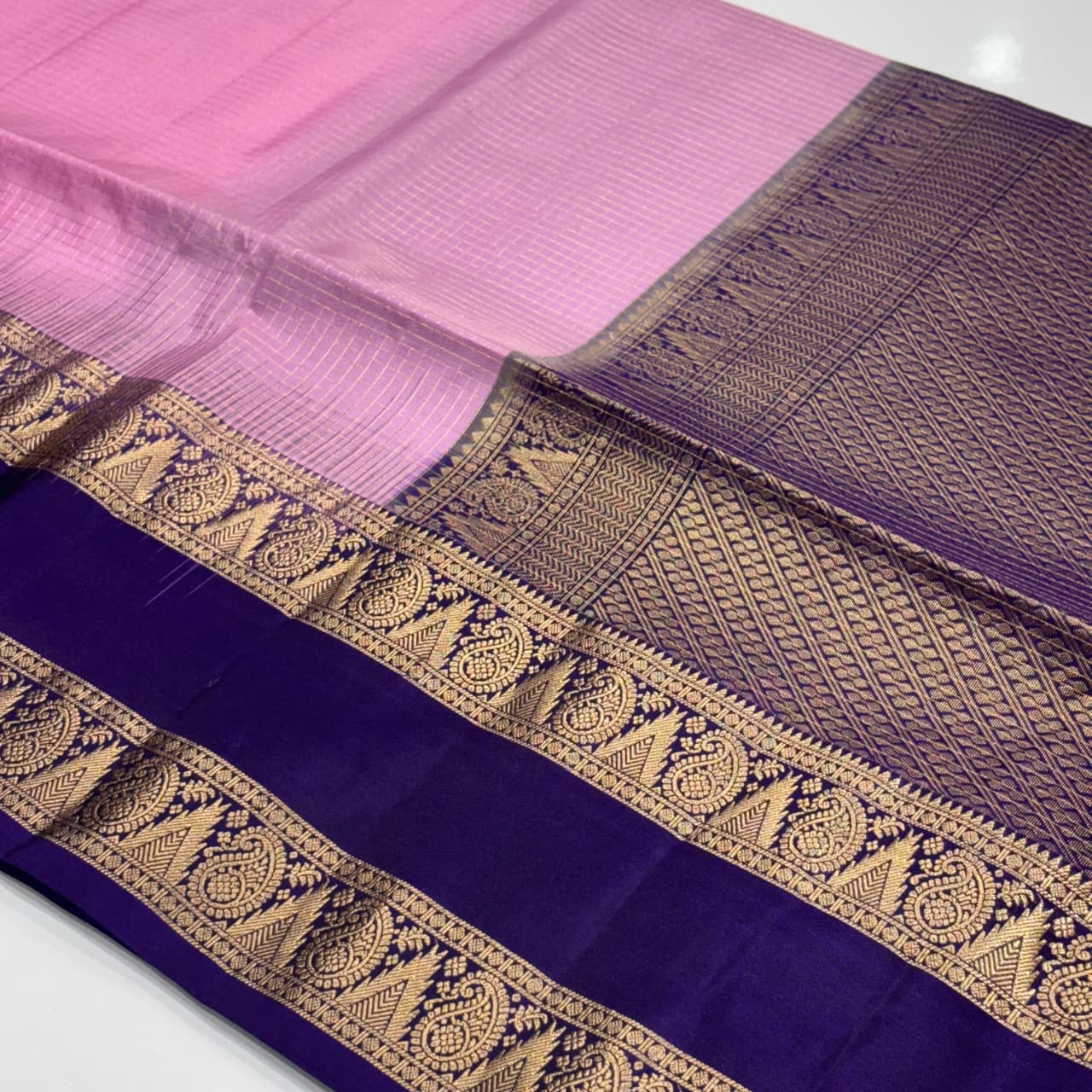 Pure Soft Silk Kanchi Saree