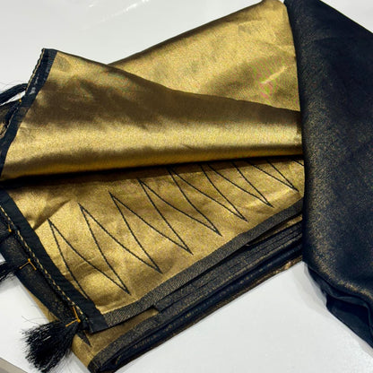 Traditional Soft Silk Sarees | Temple Border