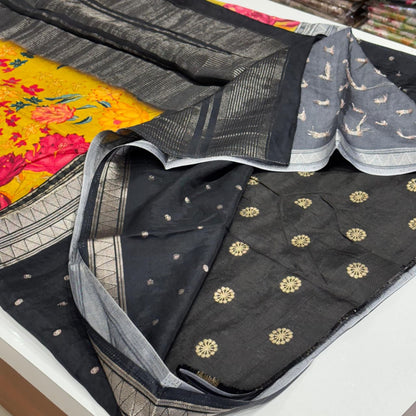 Designer Mysore Crepe Saree