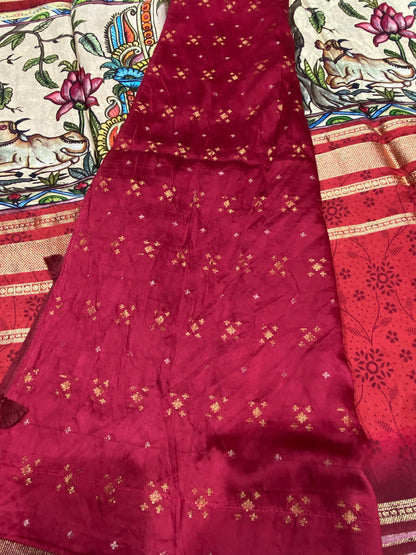 Designer Mysore Crepe Saree