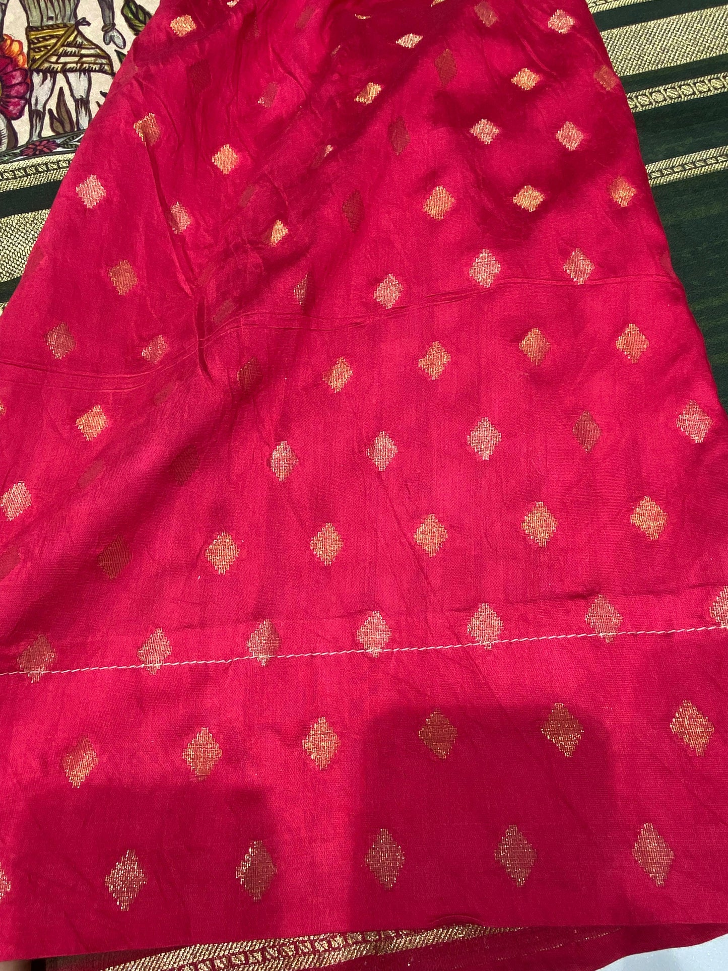 Designer Mysore Crepe Saree