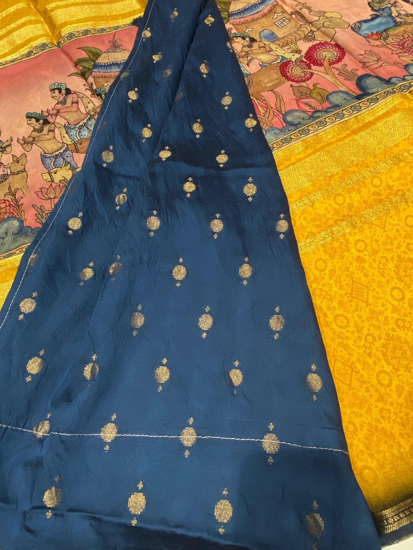 Designer Mysore Crepe Saree