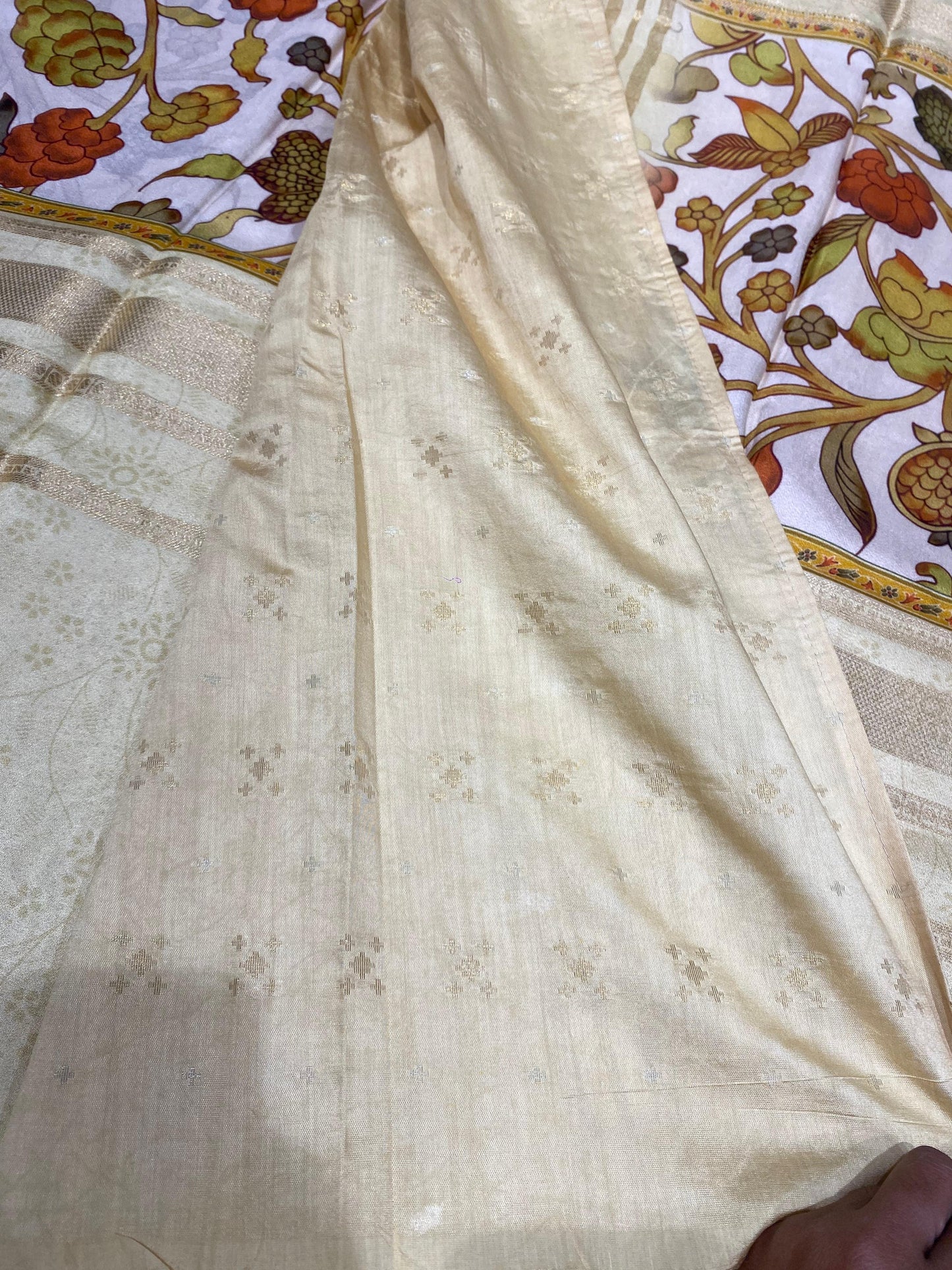 Designer Mysore Crepe Saree