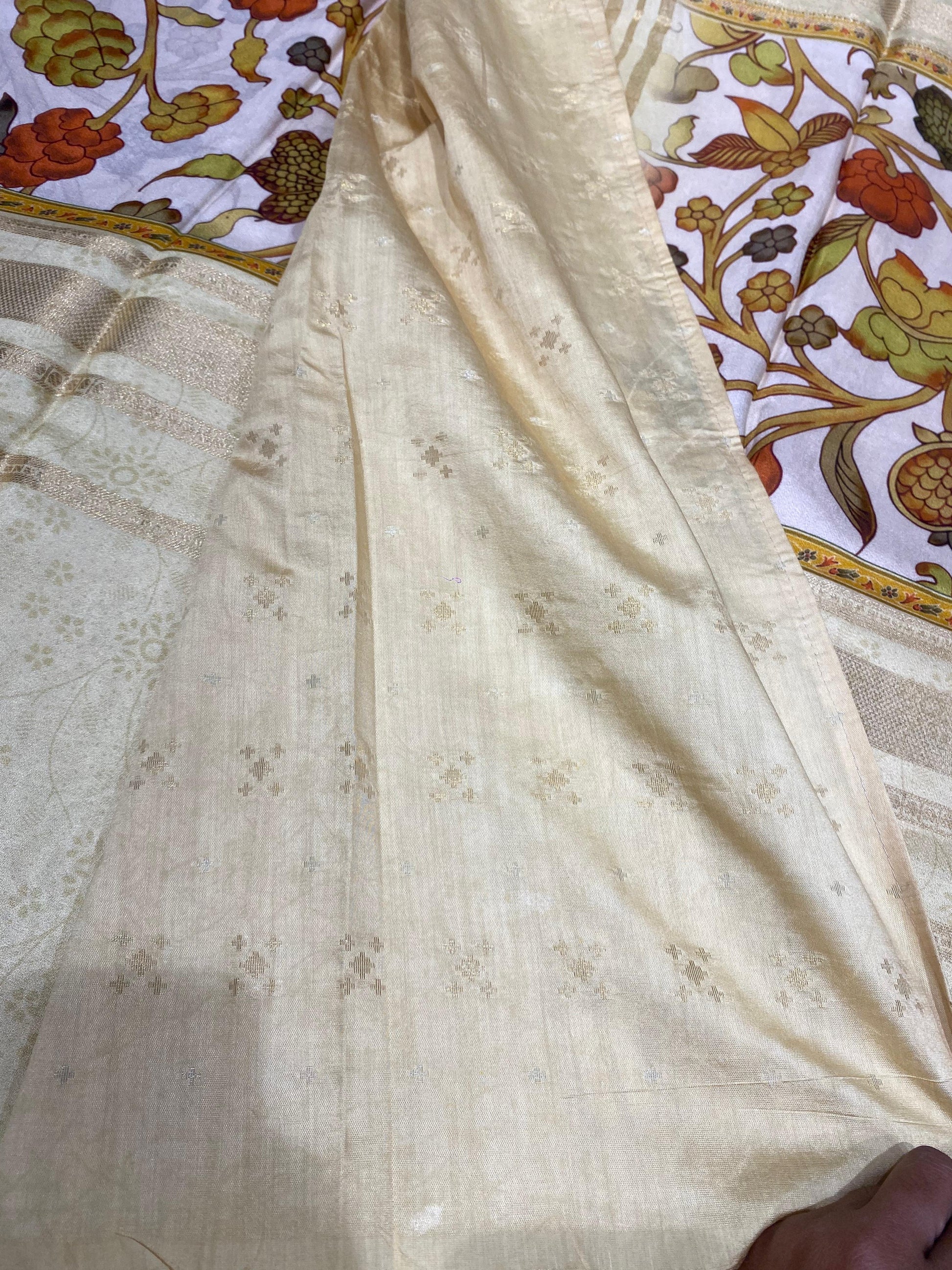 Designer Mysore Crepe Saree