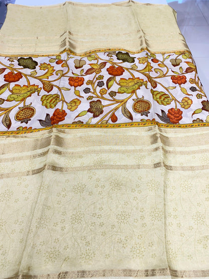 Designer Mysore Crepe Saree