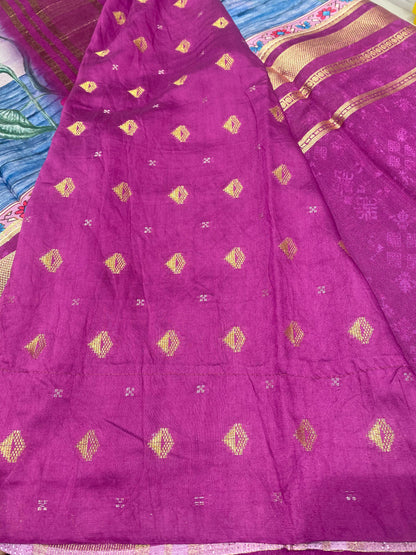 Designer Mysore Crepe Saree