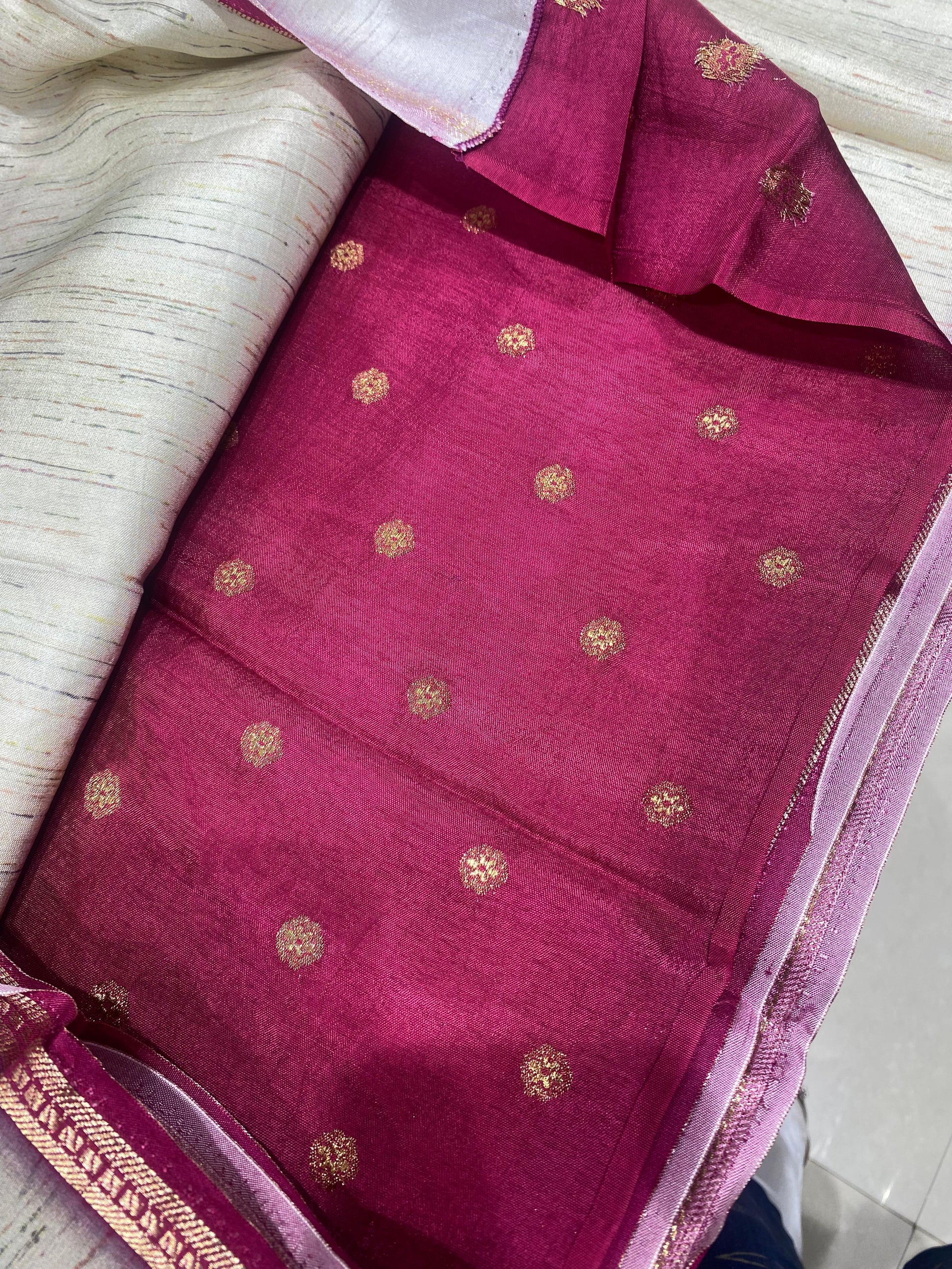 Designer Mysore Crepe Saree