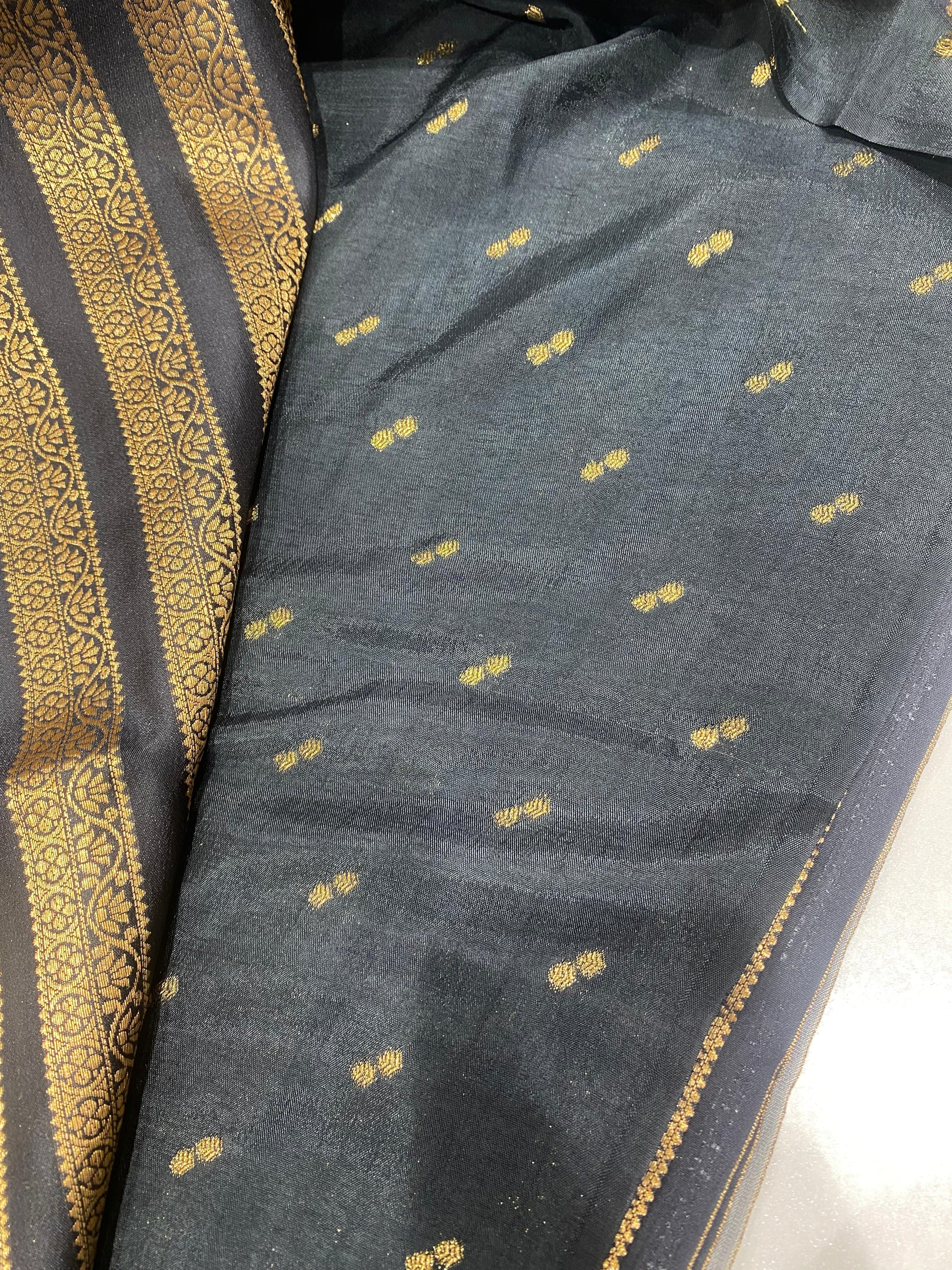 Designer Mysore Crepe Saree