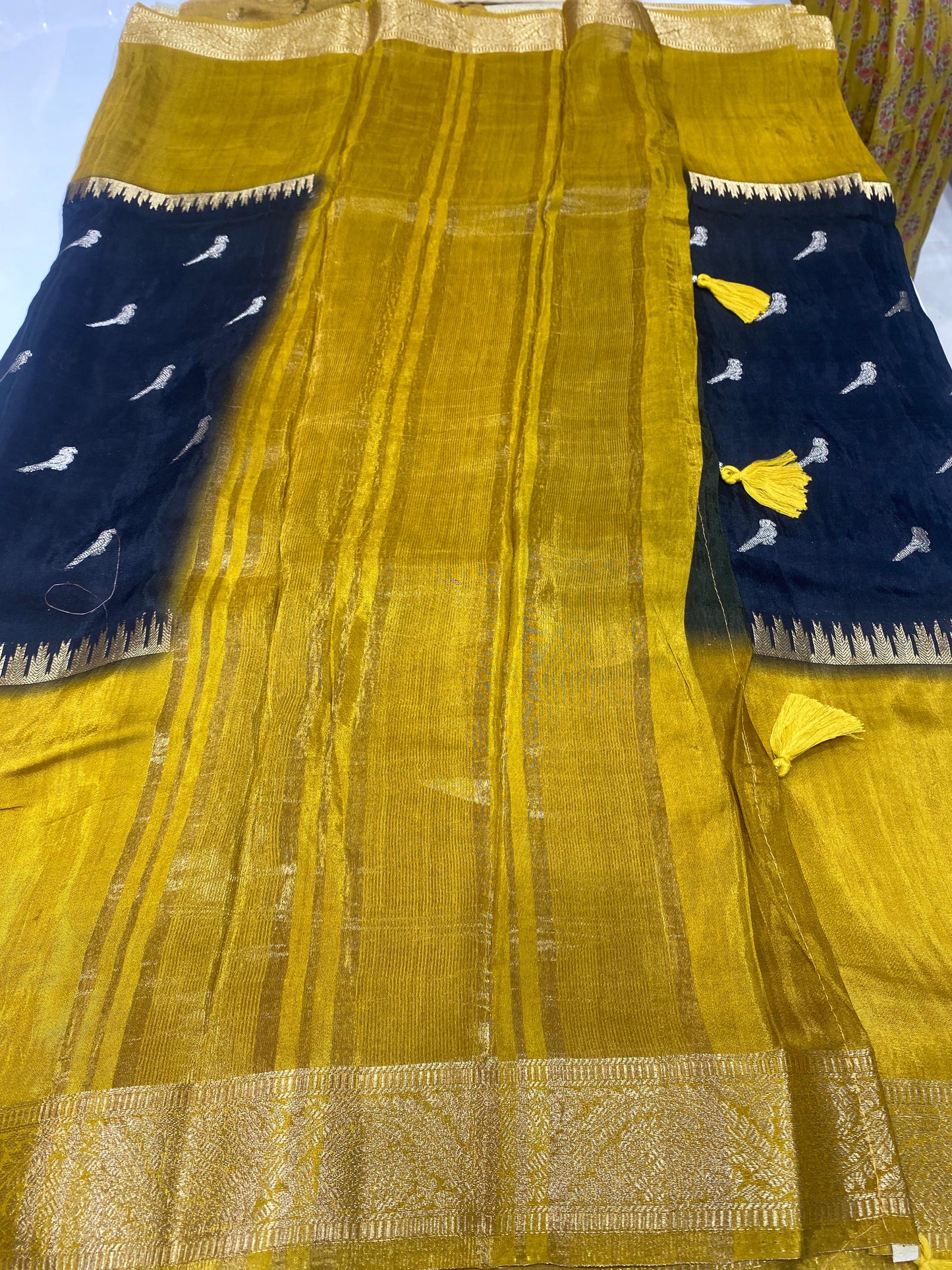 Designer Mysore Crepe Saree