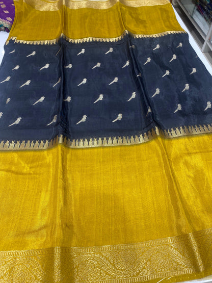 Designer Mysore Crepe Saree