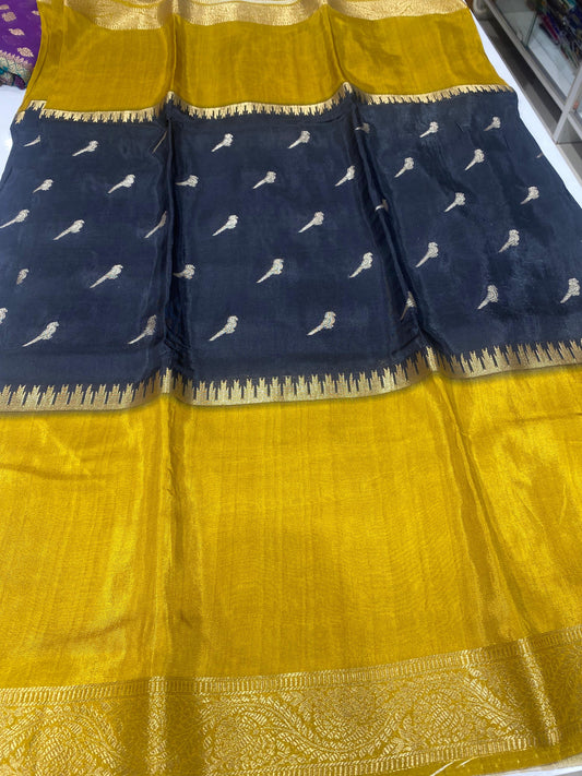 Designer Mysore Crepe Saree