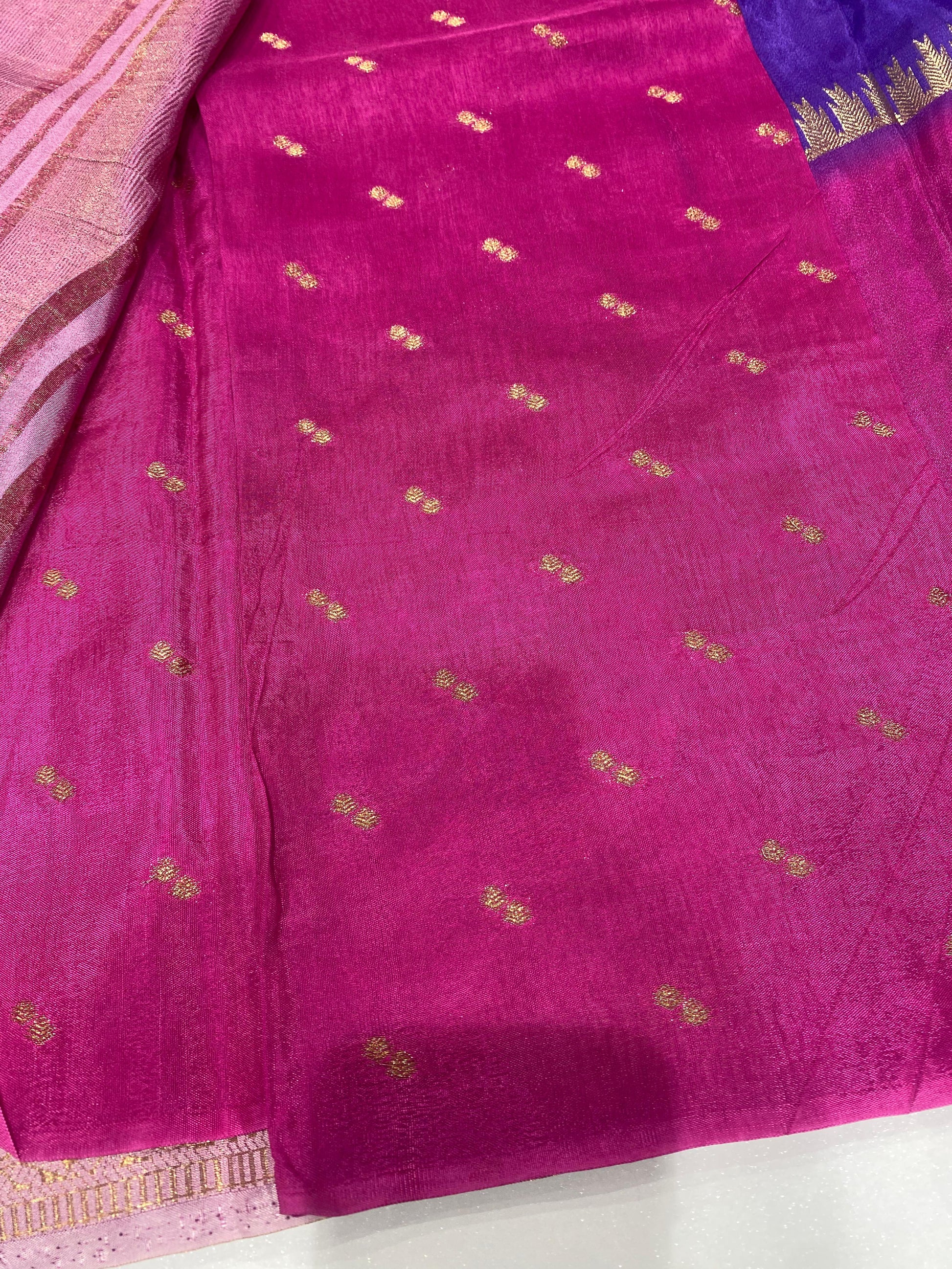 Designer Mysore Crepe Saree