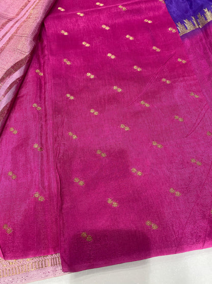 Designer Mysore Crepe Saree
