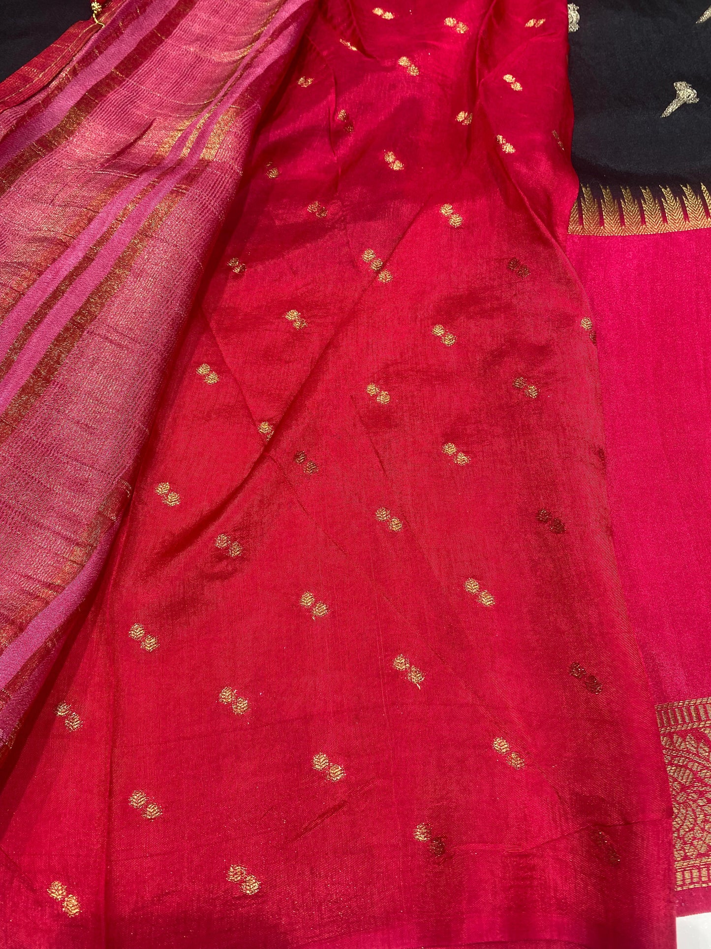 Designer Mysore Crepe Saree