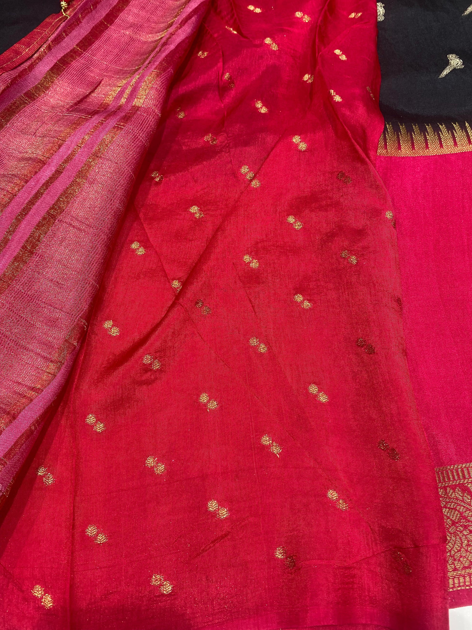 Designer Mysore Crepe Saree