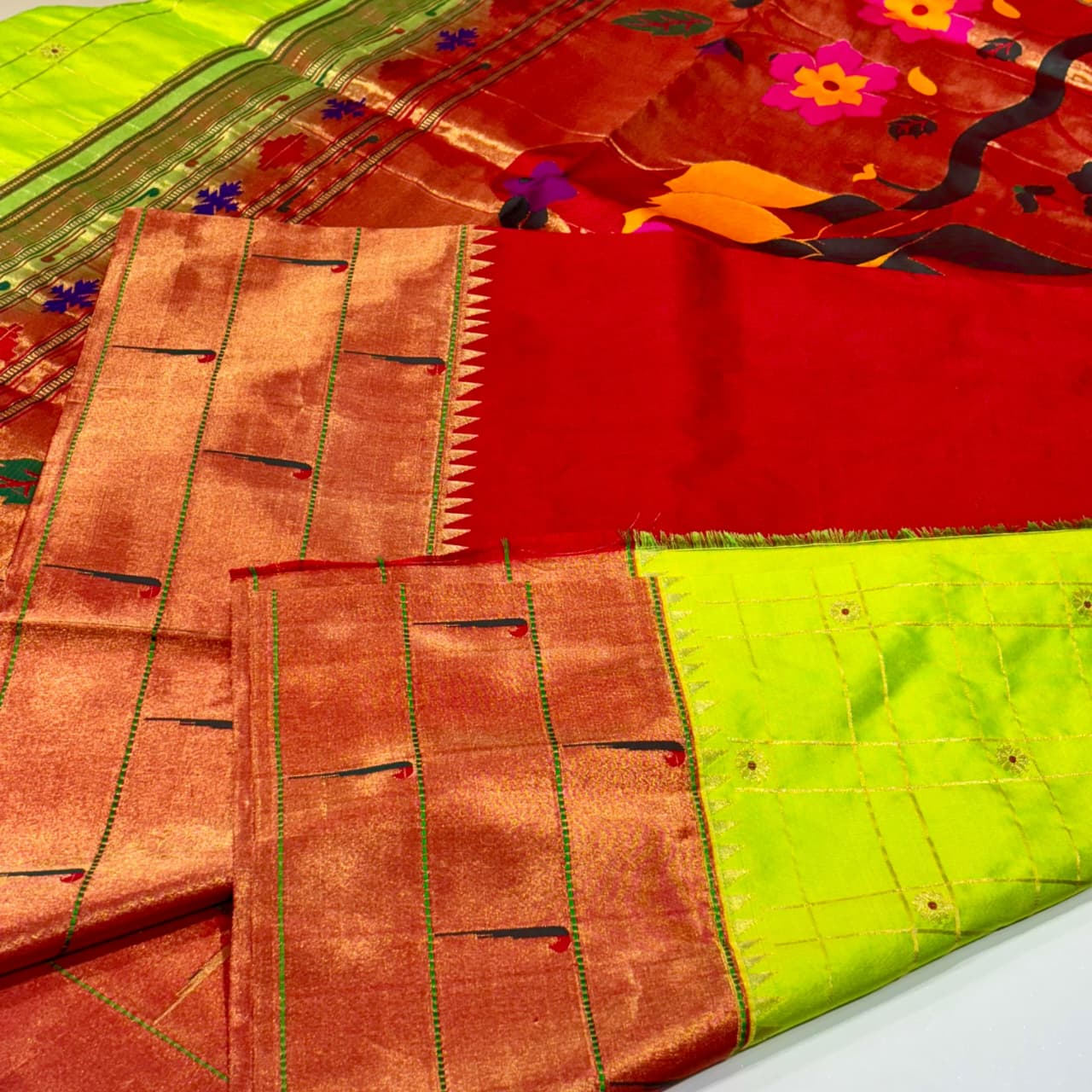 Pure Paithani Silk Saree