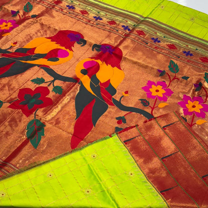 Pure Paithani Silk Saree