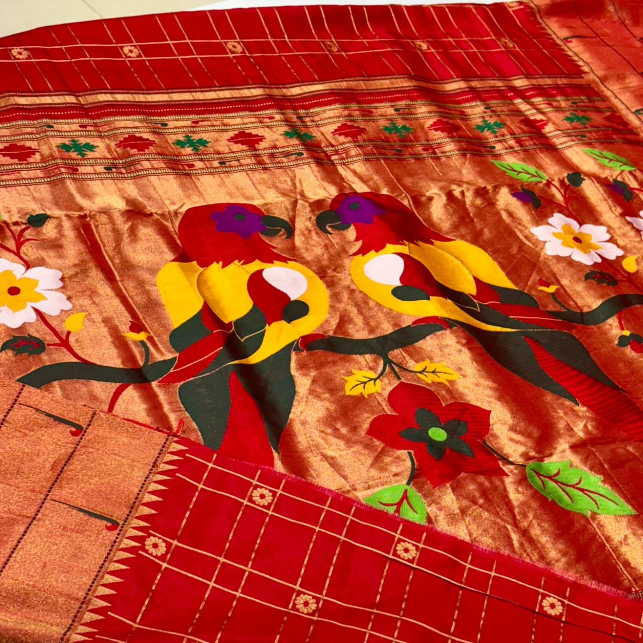 Pure Paithani Silk Saree