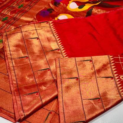 Pure Paithani Silk Saree