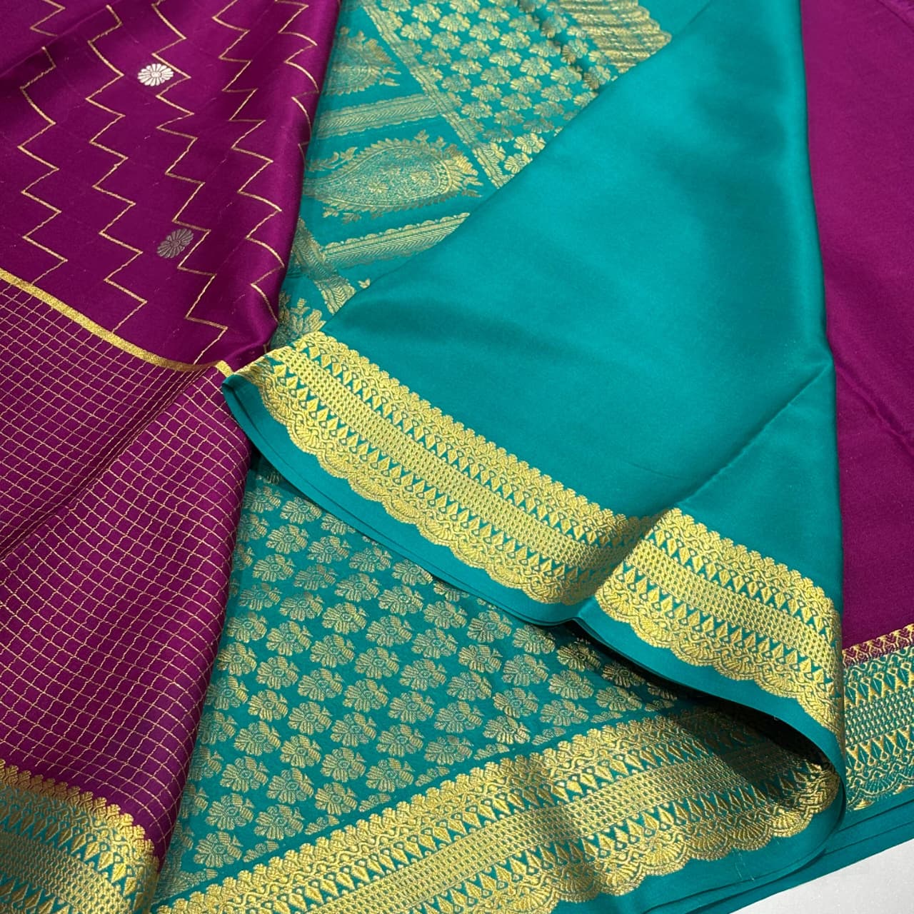 Pure Mysore Silk Saree