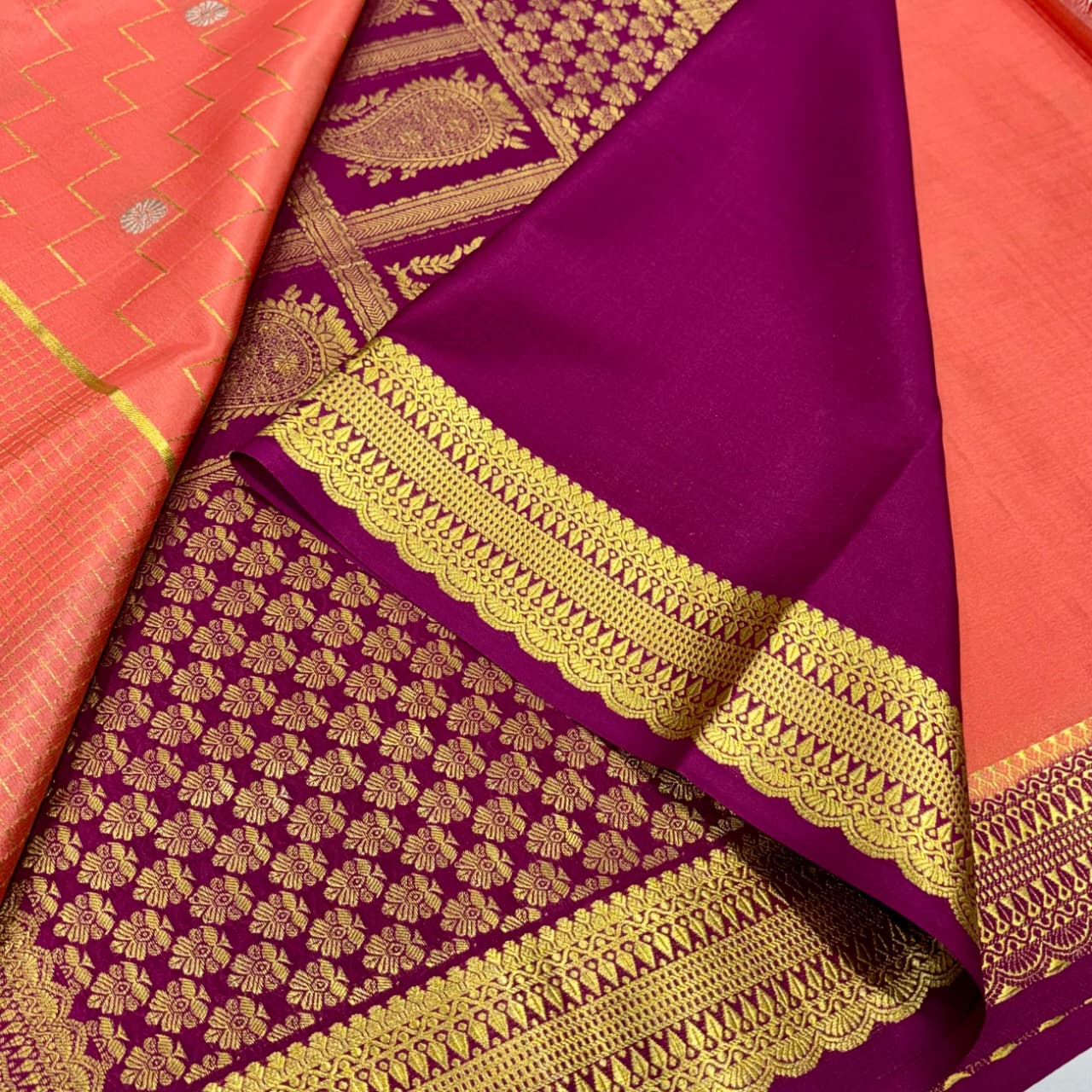 Pure Mysore Silk Saree