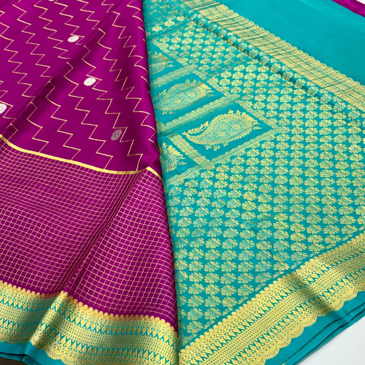 Pure Mysore Silk Saree