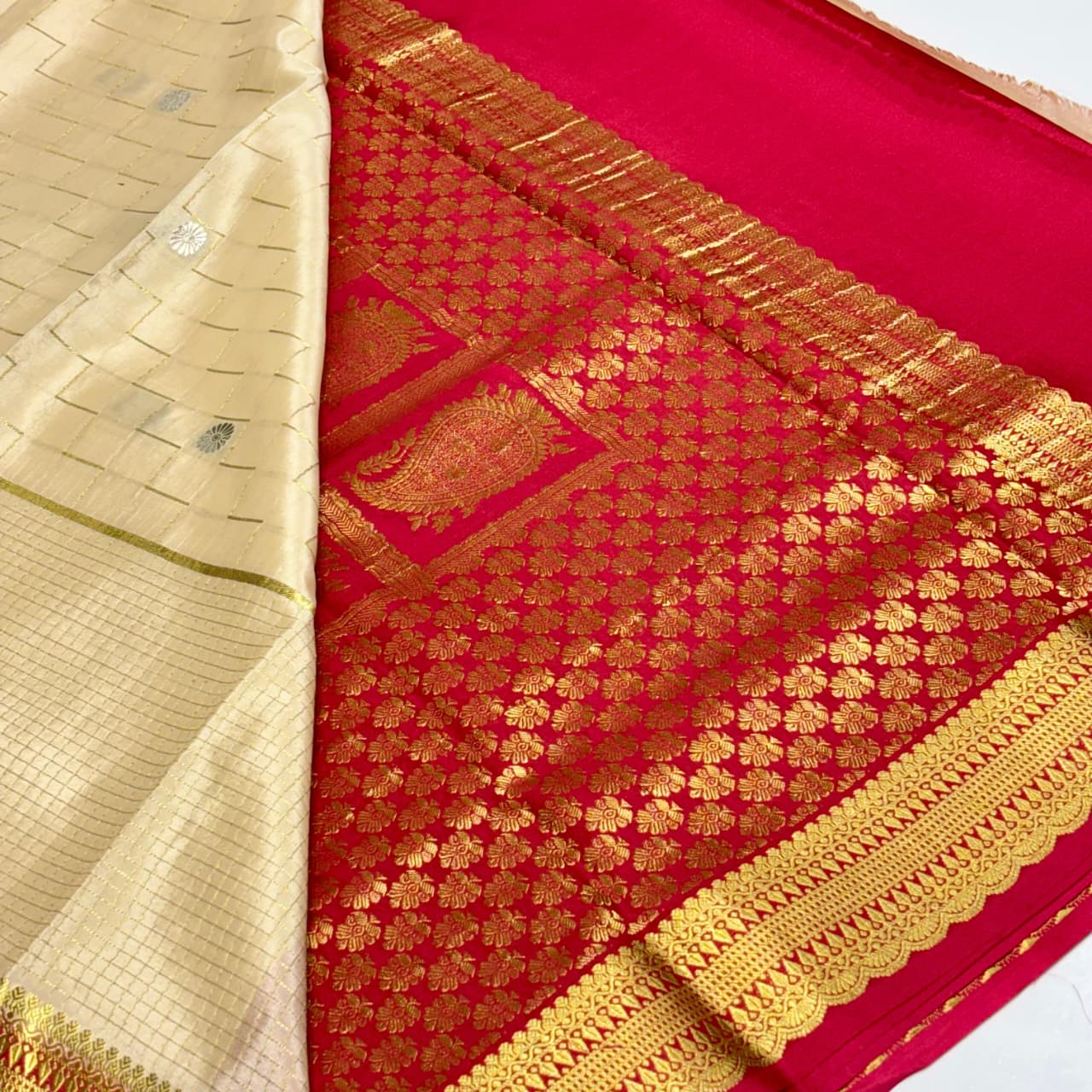 Pure Mysore Silk Saree