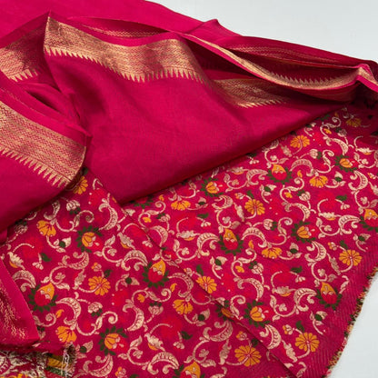 Semi Mysore Silk Saree