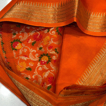 Semi Mysore Silk Saree