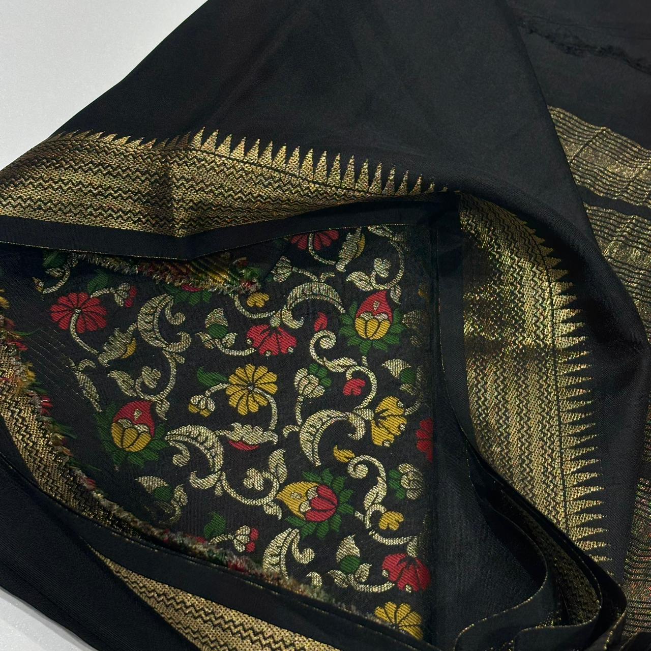 Semi Mysore Silk Saree