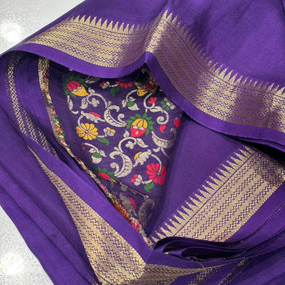 Semi Mysore Silk Saree