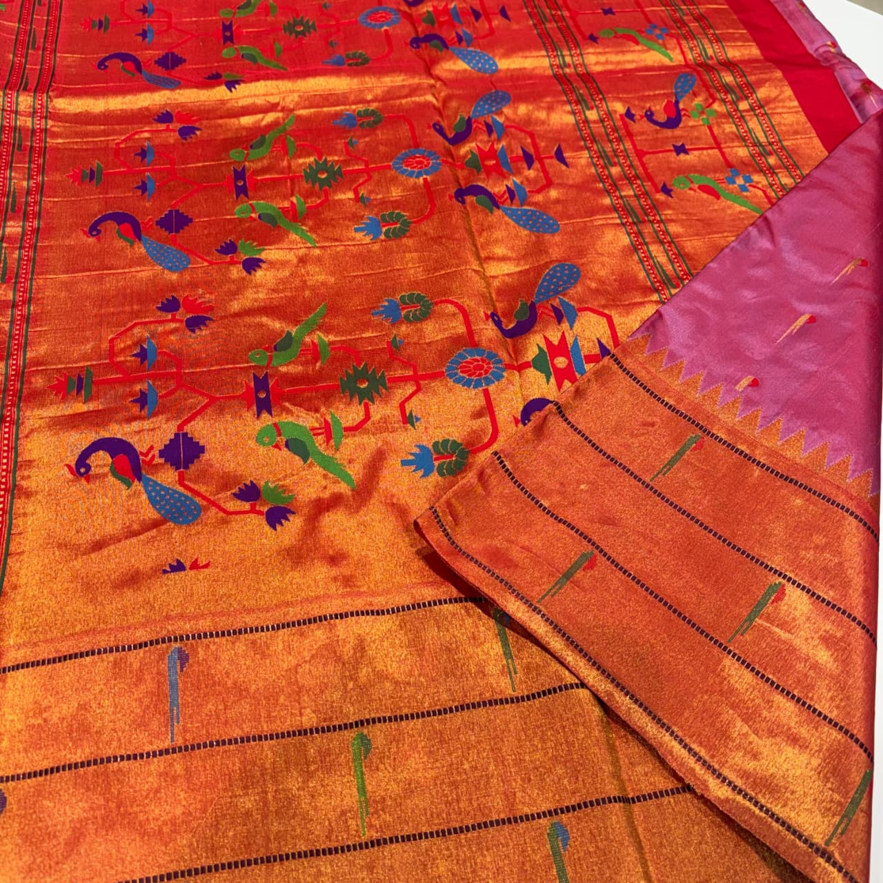 Pure Paithani Silk Saree