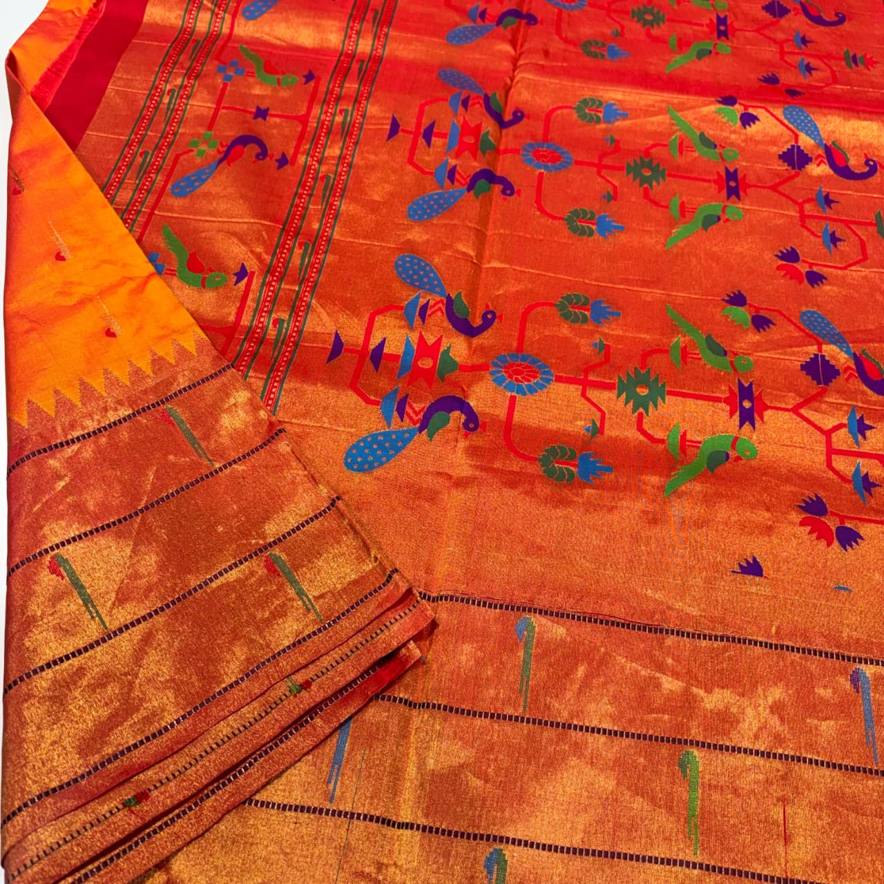 Pure Paithani Silk Saree