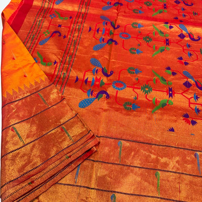 Pure Paithani Silk Saree