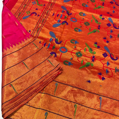 Pure Paithani Silk Saree