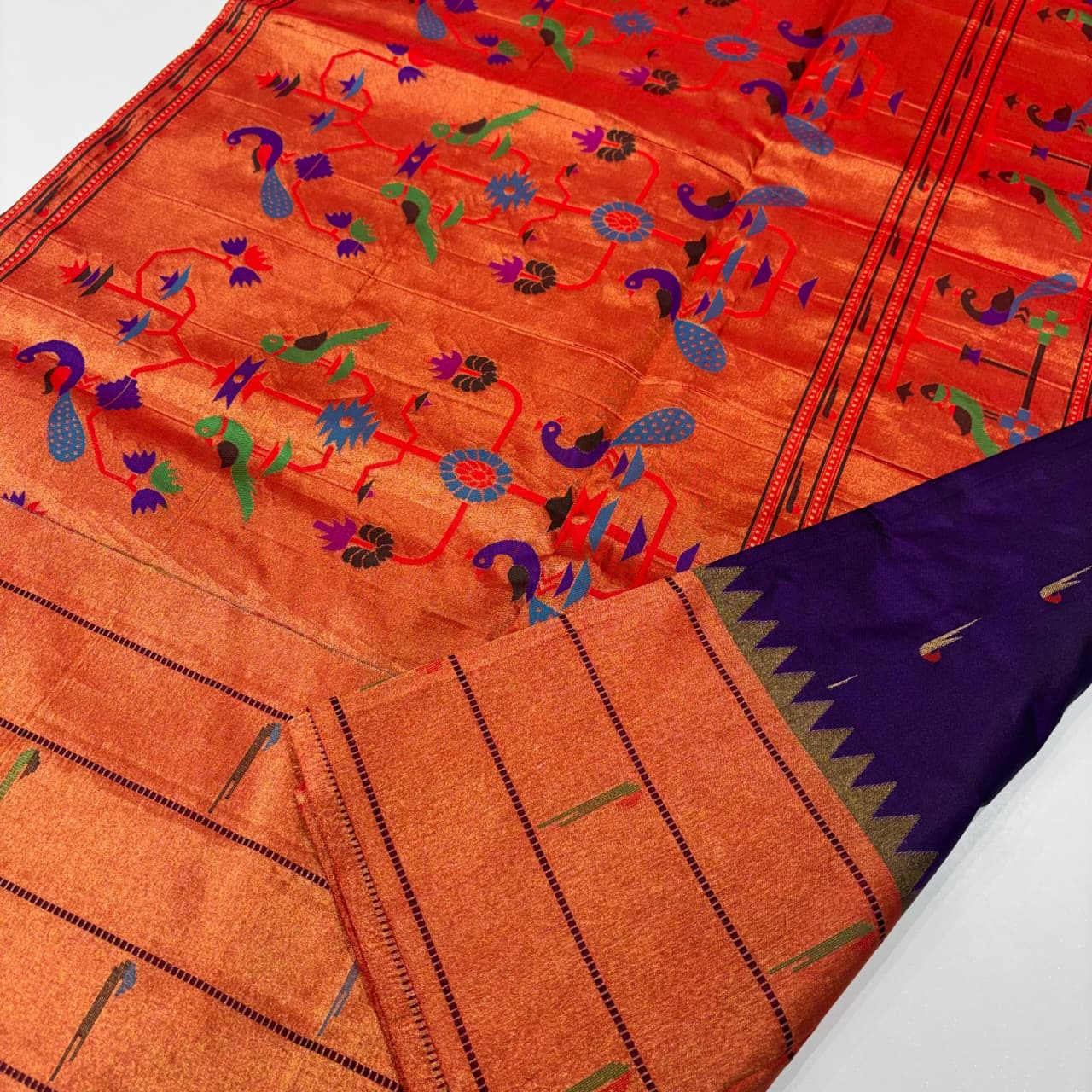 Pure Paithani Silk Saree