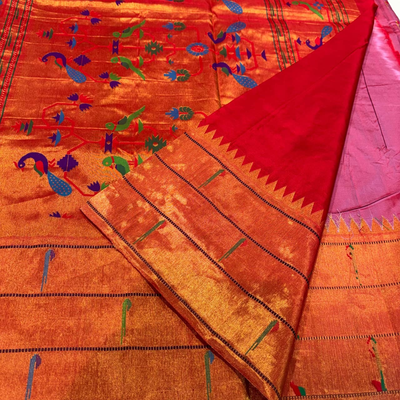 Pure Paithani Silk Saree