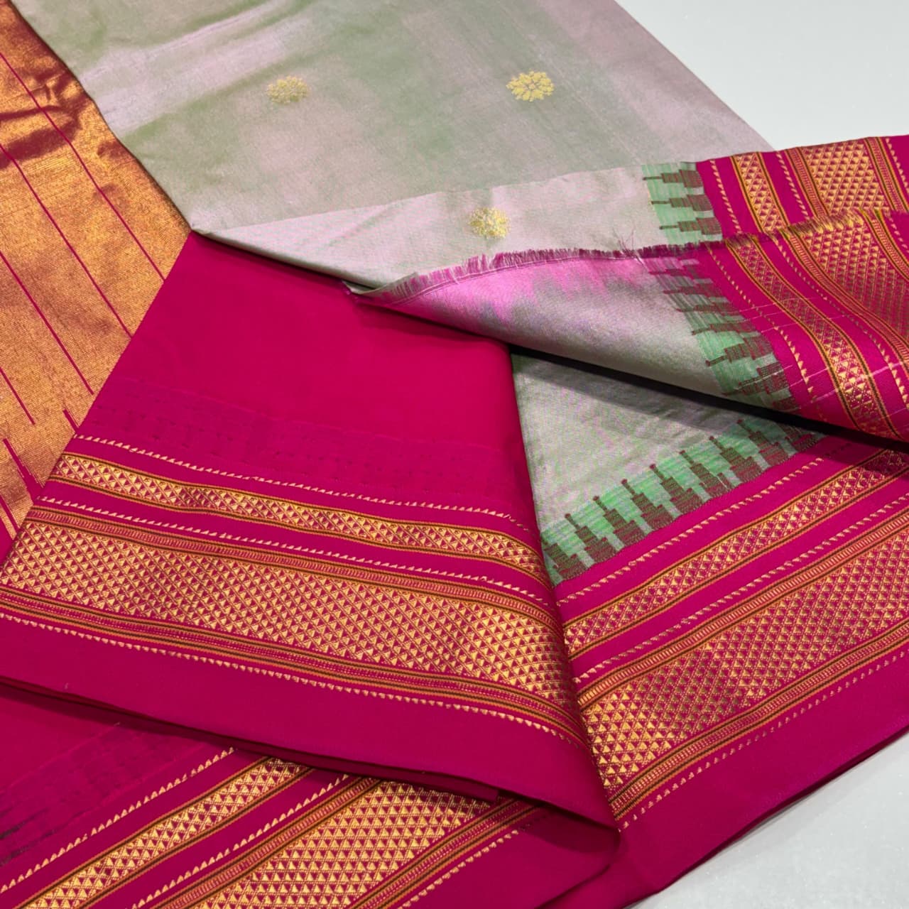 Pure Ilkal Silk Saree