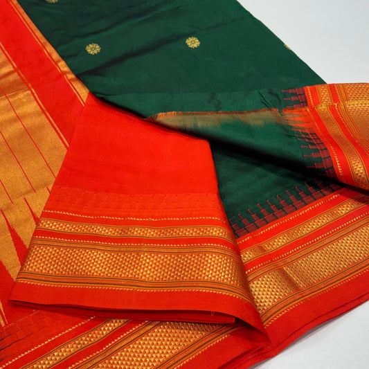Pure Ilkal Silk Saree